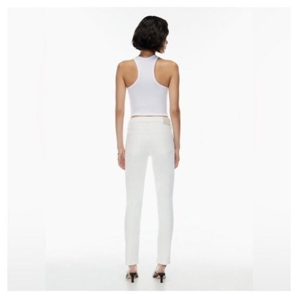 Citizens of Humanity Inga Jeans in Frappe Skinny Low/ Mid Rise Jeans White sz 25 - Picture 4 of 12